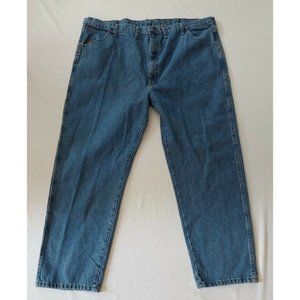 Men's Rustler by Wrangler Classic Regular Fit Straight Leg Jeans Size 48x30 NWT